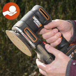 Test eksentersliper batteri: Ergonomi Test eksentersliper batteri: Ergonomi